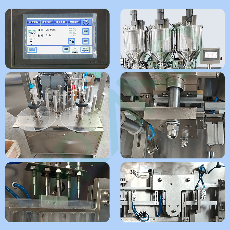 Detalii ale mașinii de ambalare Easysnap