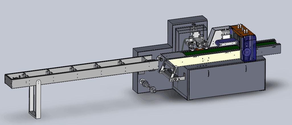 mașină de ambalat perne