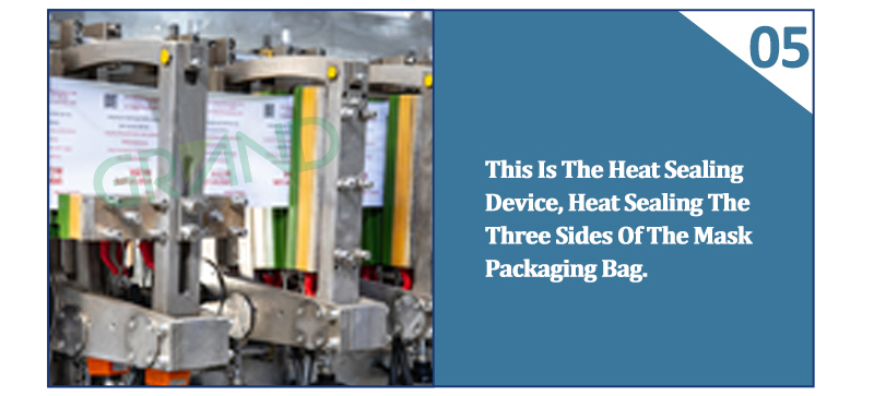 Sigilarea pungii pentru masca faciala VPD400