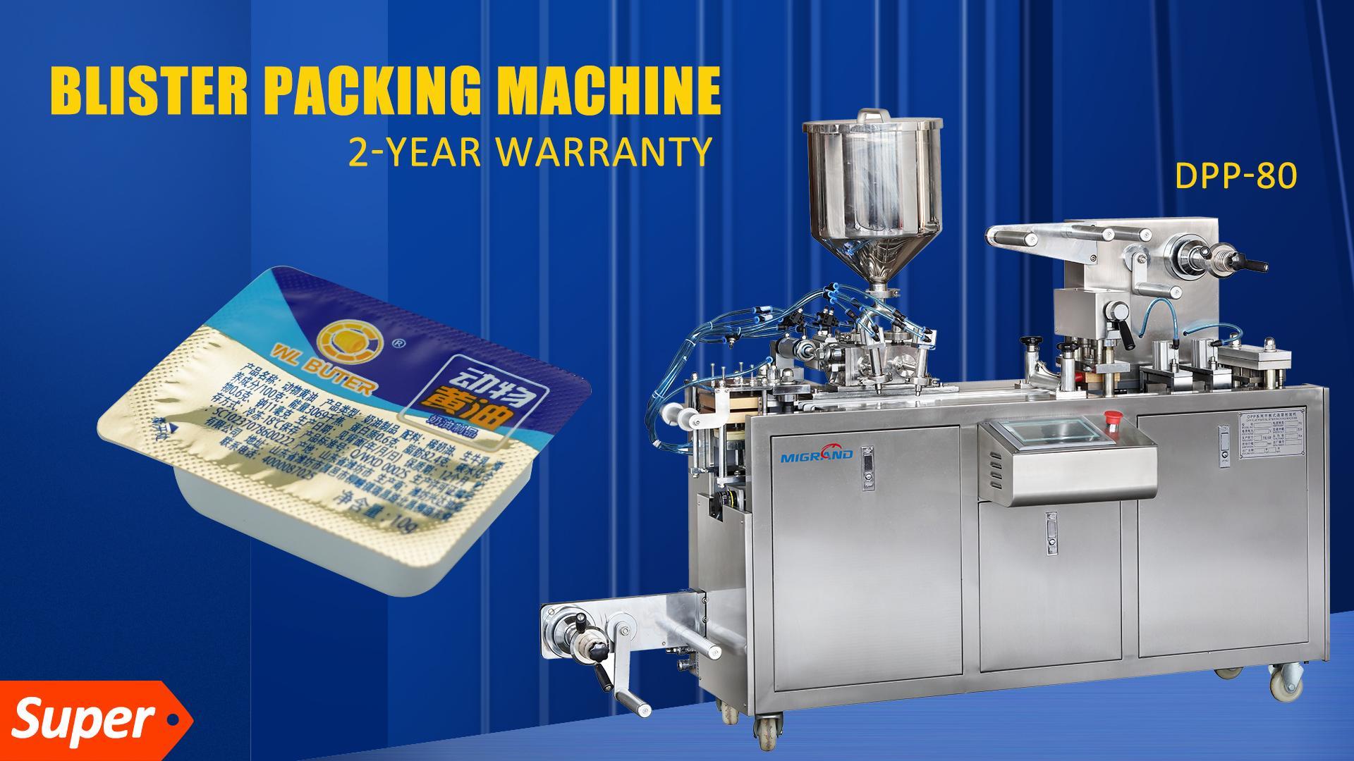 Export în Turcia-mașină de ambalat blister pentru margarină 