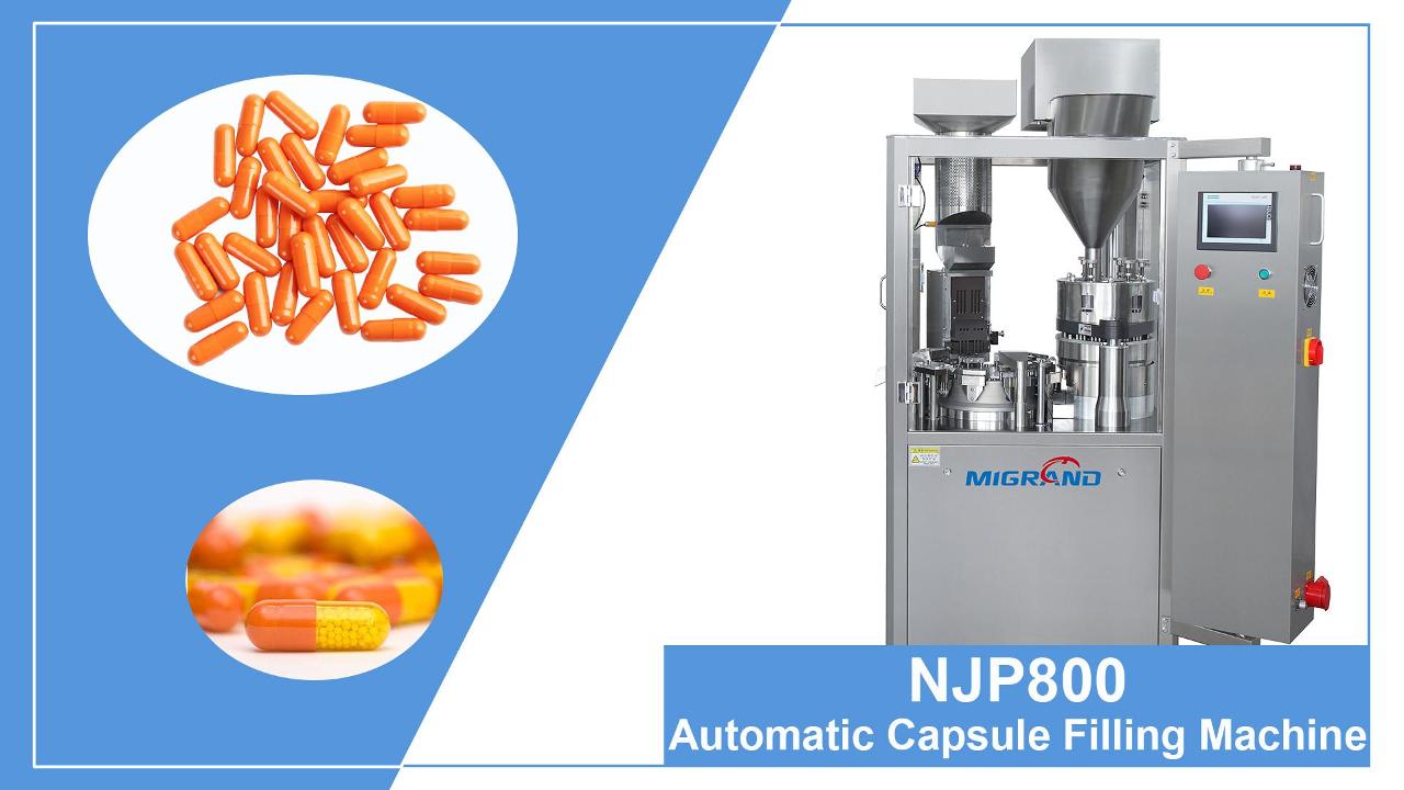 Export în Germania NJP-800 Mașină de umplere automată a capsulelor automate