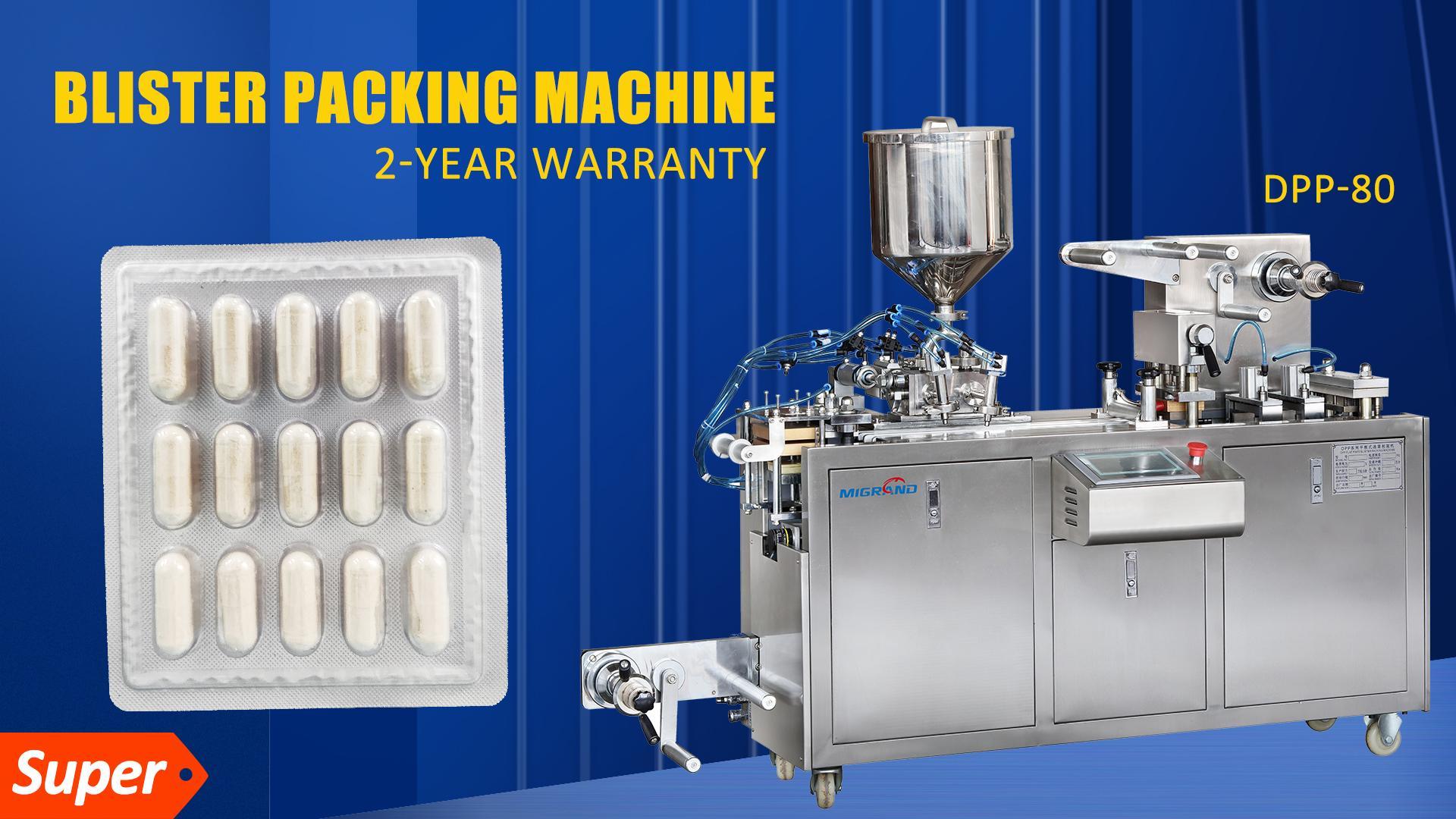 Export în Turcia-Mașină de ambalat blister pentru tablete