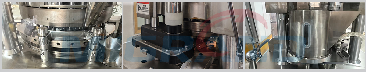 Mecanismul de alimentare a mașinii de presare a tabletelor