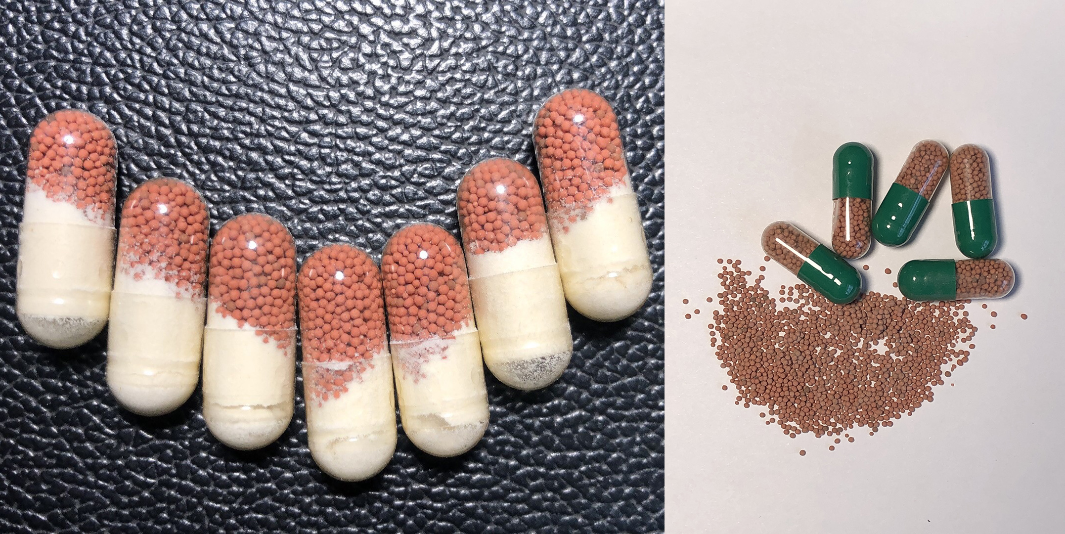 pulbere și micropelete capsulă