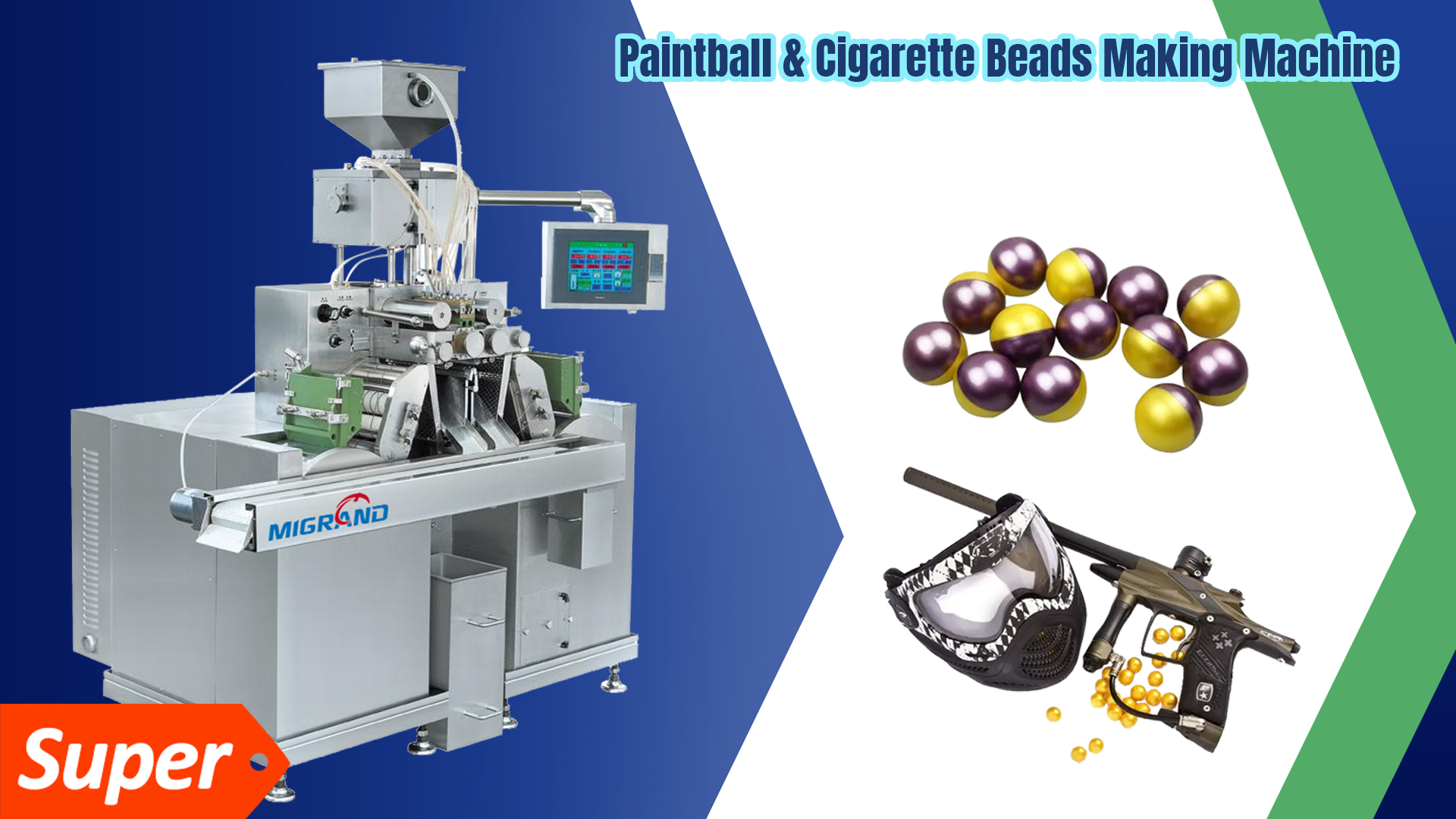 Linia de producție de paintball