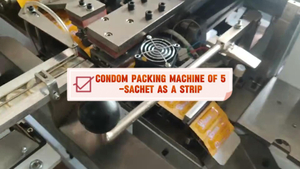 Mașină de ambalare automată automat dreptunghiulară de ambalare a prezervativului reclamei dreptunghiulare ale sachetului