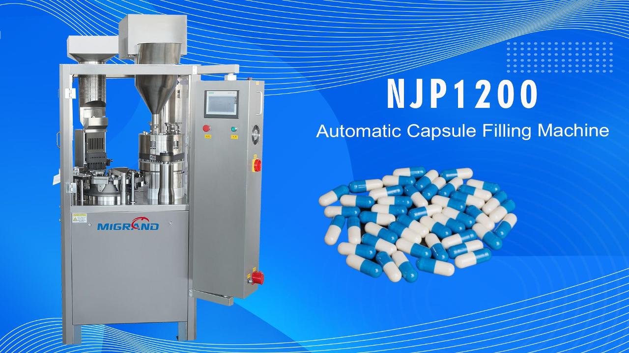 Export în Bulgaria NJP-1200 Mașină automată de umplere a capsulelor în stoc