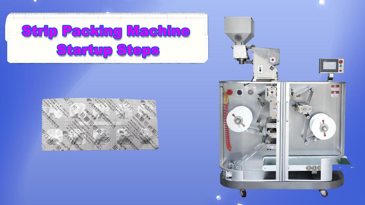 Pași de pornire a mașinii de ambalare a benzilor