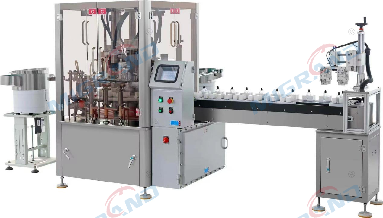 Mașină de umplere a parfumurilor cu mai multe forme