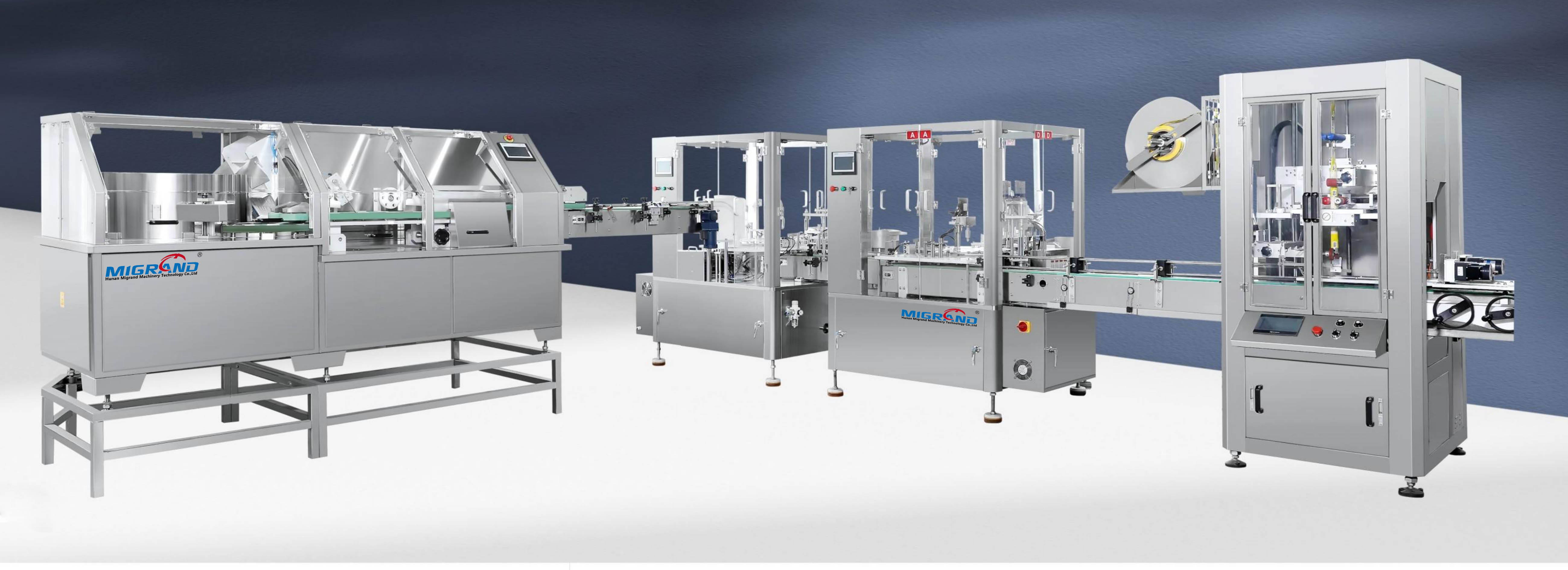 Linia mașinii de umplere a siropului